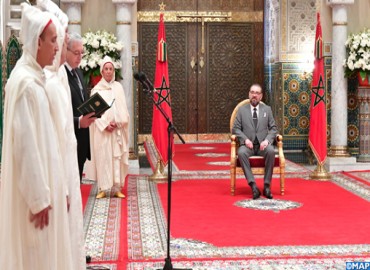 جلالة الملك محمد السادس يستقبل الأعضاء الأربعة الجدد المعينين بالمحكمة الدستورية