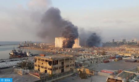 إصابة مواطنة مغربية في الانفجار الذي هز مرفأ بيروت (سفارة)
