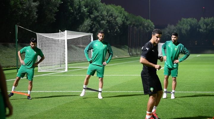المنتخب المغرب يواصل استعداداته لكأس العرب بقطر
