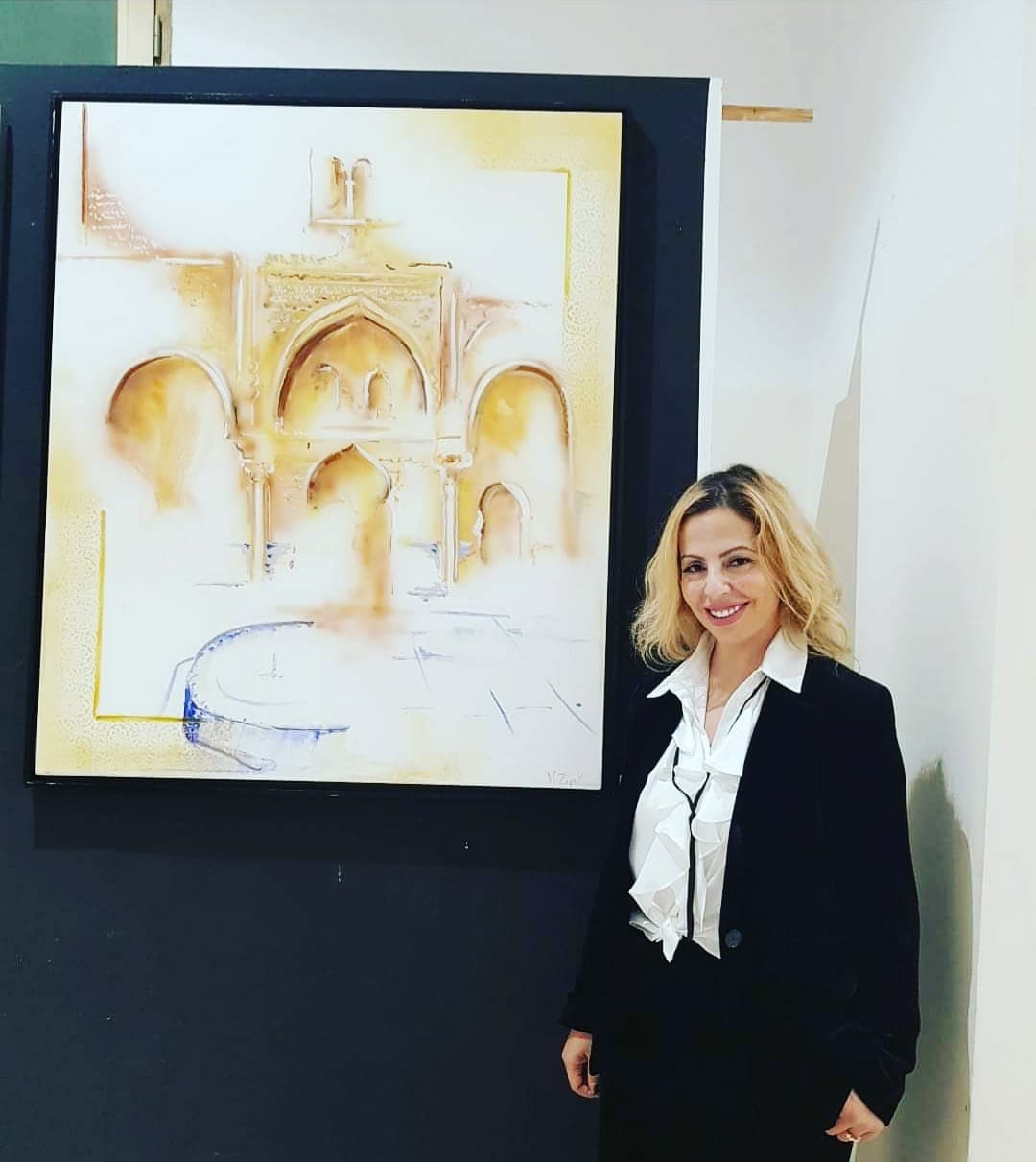 الفنانة كاميليا الزرقاني تشارك في معرض inspiration بالدار البيضاء