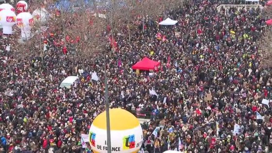 للمرة الرابعة في أقل من شهر: مظاهرات حاشدة في فرنسا ضد تعديل نظام التقاعد
