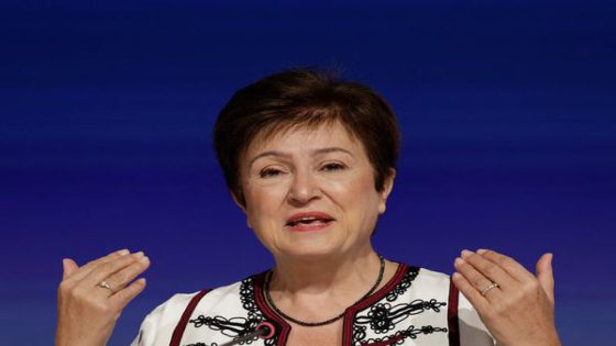 Managing Director of the International Monetary Fund (IMF), Kristalina Georgieva, addresses the media on the fourth day of the annual meeting of the IMF and the World Bank, following last month's deadly earthquake, in Marrakech, Morocco, October 12, 2023. REUTERS/Susana Vera