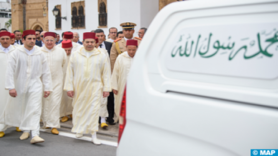 تشييع جثمان الراحل محمد معتصم بحضور صاحب السمو الملكي الأمير مولاي رشيد