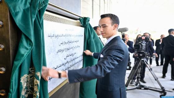 بأمر من جلالة الملك، صاحب السمو الملكي ولي العهد الأمير مولاي الحسن يدشن “برج محمد السادس”، رمز للحداثة ولإشعاع المدينتين التوأم الرباط وسلا