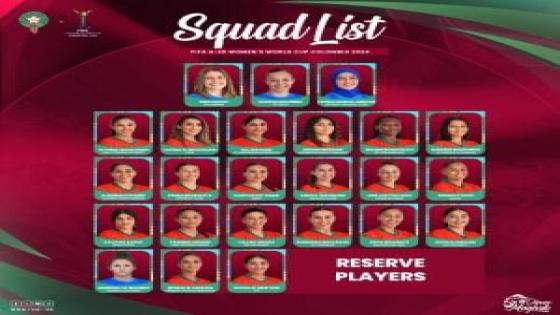 نهائيات كأس العالم لكرة القدم النسوية لأقل من 20 سنة : السيد خورخي فيلدا يعلن عن اللائحة النهائية