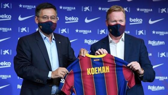كومان يتعهد باستعادة هيبة برشلونة