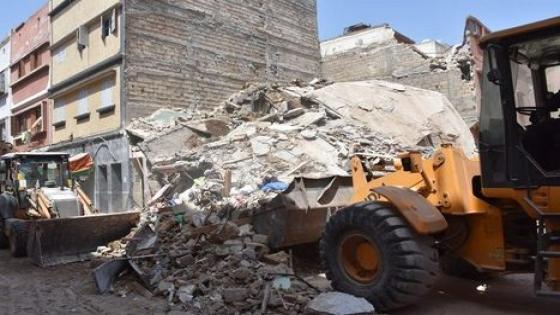 انهيار بناية آيلة للسقوط بالمدينة العتيقة بالدار البيضاء