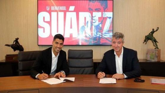 سواريز يوقع على عقود انتقاله إلى أتليتكو مدريد و يبدي امتنانه لـ«ميسي» بعد رسالة الوداع