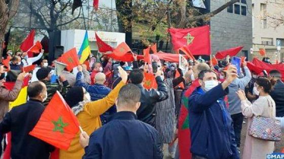 الجالية المغربية بفالنسيا تدين الممارسات الاستفزازية لـ “البوليساريو” وتجدد دعمها للتدخل المغربي لفك الحصار عن معبر الكركرات