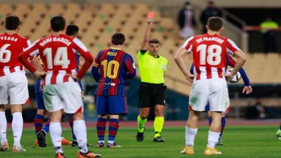 الاتحاد الاسباني يوقف ميسي مباراتين