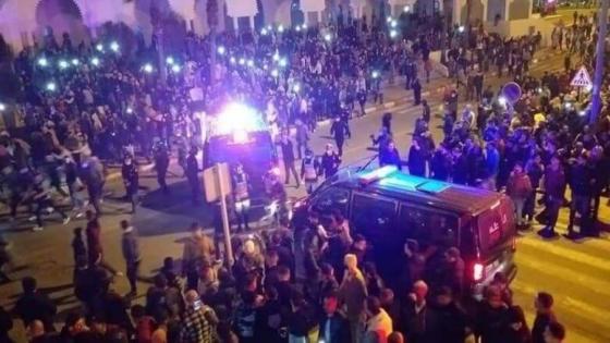 السلطات العمومية تتدخل لفض وقفة احتجاجية غير مرخصة في خرق لمقتضيات حالة الطوارئ الصحية بالفنيدق