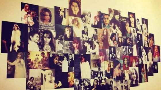 معرض لأيقونة الغناء فيروز داخل منزل رسامة سورية