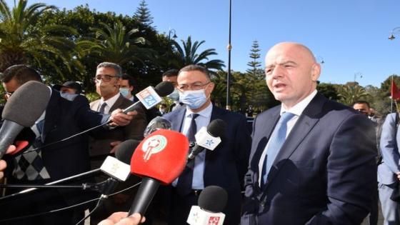 رئيس الإتحاد الدولي لكرة القدم يصل إلى المغرب