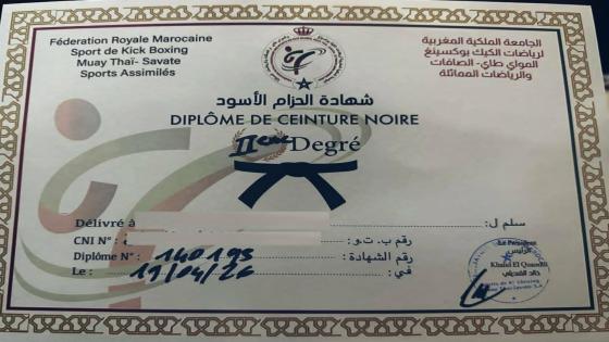 جامعة الكيك بوكسينغ والمواي طاي تنظم دورتين تدريبيتين لاجتياز الحزام الأسود وسط علامة استفهام كبيرة