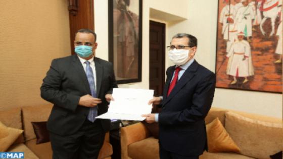 رسالة من الرئيس الموريتاني الى جلالة الملك