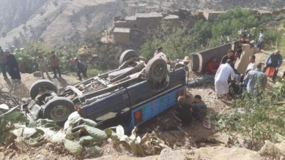 حادثة سير مميتة بجماعة اميندونيت بإقليم شيشاوة