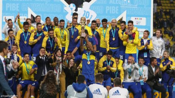 بوكا جونيورز يفوز على برشلونة ويتوج بكأس مارادونا في السعودية