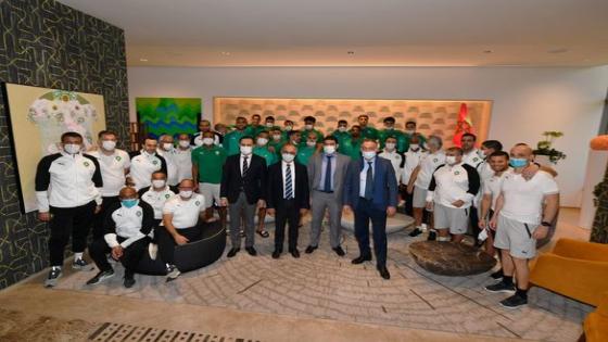 وفد وزاري يزور التجمع الاعدادي للمنتخب المغربي
