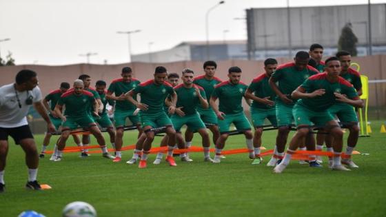 المنتخب المغربي يختتم استعداداته لمباراة جزر القمر