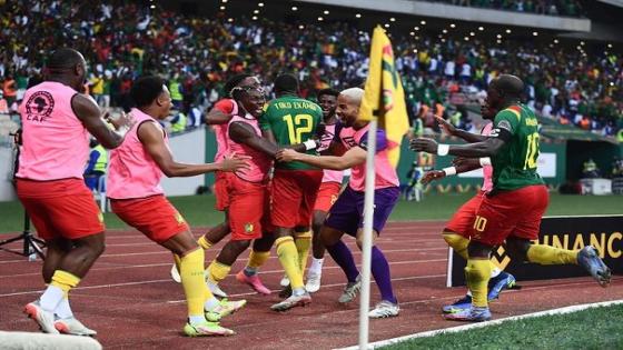 الكاميرون تسجل 11 هدفا وتتأهل إلى نصف نهائي أمم إفريقيا واكامبي رجل المباراة
