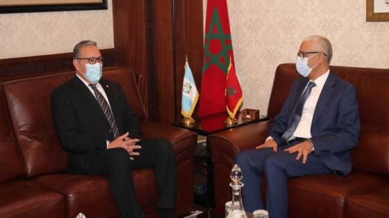 السيد الطالبي العلمي يبحث مع سفير جمهورية غواتيمالا سبل تعزيز التعاون البرلماني الثنائي والمتعدد الأطراف