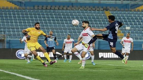 بنشرقي يقود الزمالك لهزم بيراميدز بثلاثية
