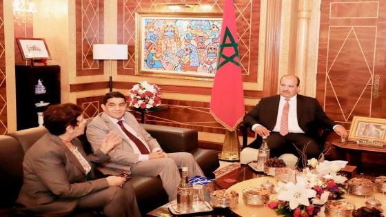 رئيس مجلس المستشارين يستقبل وفدا عن اتحاد كتاب المغرب.