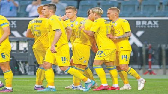 منتخب أوكرانيا الجريح يفوز على اسكتلندا 3-1 و يحلم ب مونديال قطر