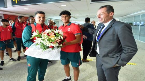 المنتخب الوطني لأقل من 18 سنة المتوج بالميدالية البرونزية في دورة ألعاب البحر الأبيض المتوسط يحل بالمغرب