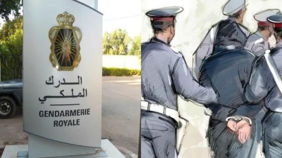 عناصر الدرك بتغازوت توقف عصابة اجرامية