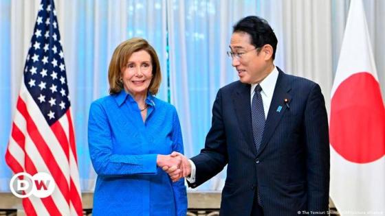 بيلوسي: جولتي الآسيوية لم تهدف إلى تغيير الوضع الراهن في تايوان و الصين تفرض عقوبات عليها