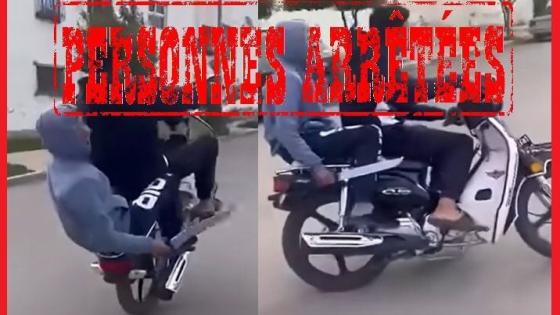 عناصر الشرطة بأمن فاس تعتقل شابين ظهرا في فيديو يحملان سلاحًا أبيض ويقودان بطريقة استعراضية
