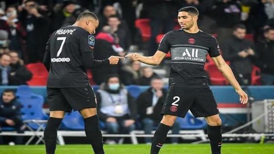 حكيمي يطلق لقب البطريق على مبابي