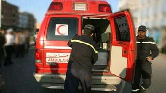 حادثة سير بالطريق بين أولاد أفرج وبئر ببوش بإقليم الجديدة