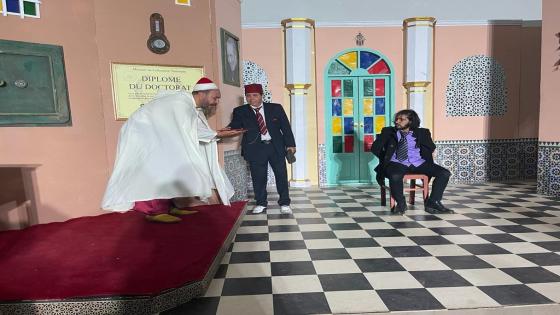 جمهور جرادة يستمتع بمسرحية “حفيد مبروك” لمسرح الحال