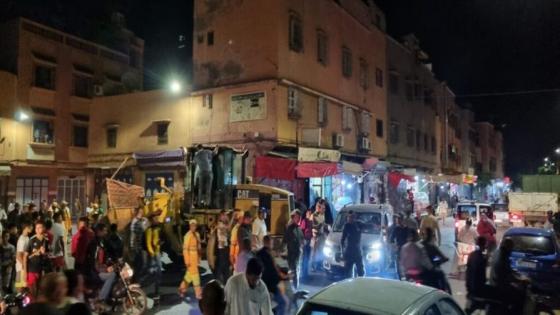 حملة لتحرير الملك العمومي بسيدي يوسف بن علي بمراكش