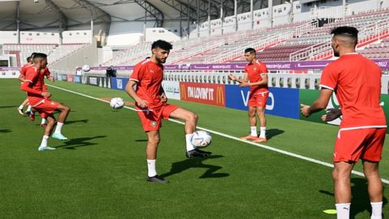 المنتخب الوطني يُجري آخر حصة تدريبية قبل لقاء كرواتيا
