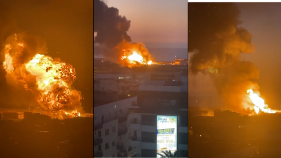 اندلاع حريق بمستودع للغاز بالمحمدية