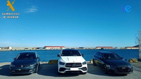 عناصر الحرس المدني الاسباني تحبط محاولة تهريب ثلاث سيارات فاخرة بمعبر باب سبتة