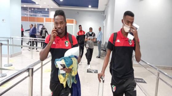 بعثة المنتخب السوداني تصل إلى المغرب