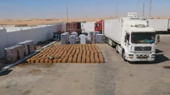 عملية أمنية مشتركة بين الأمن والجمارك تحبط مخطط لتهريب كميات هامة من المخدرات وسط شاحنة