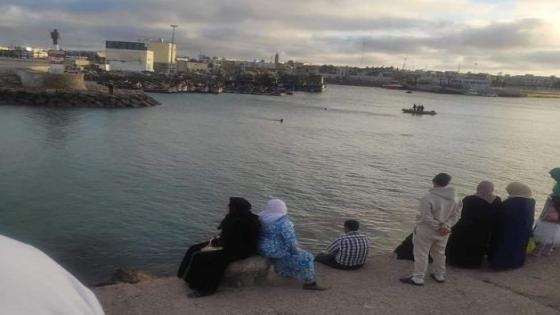انتشال جثة قاصر من طرف الوقاية المدنية غرق قرب ميناء الجديدة