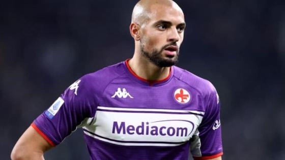 ALLIANZ STADIUM, TORINO, ITALY - 2021/11/06: Sofyan Amrabat of Acf Fiorentina looks on during the Serie A match between Juventus Fc and Acf Fiorentina. Juventus Fc wins 1-0 over Afc Fiorentina. (Photo by Marco Canoniero/LightRocket via Getty Images)