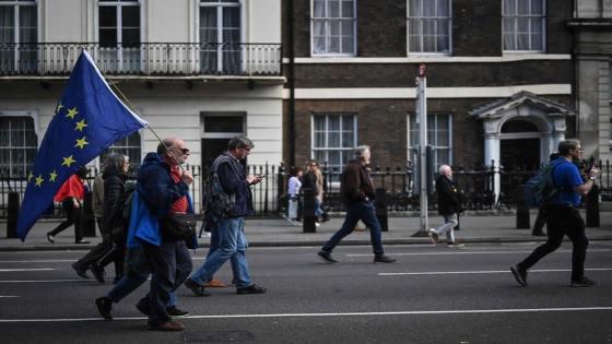 تظاهرات في لندن للمطالبة بالعودة إلى الاتحاد الأوروبي بعد خمس سنوات من بريكست