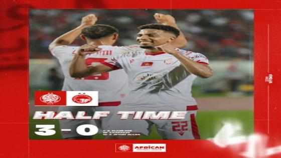 الوداد يفوز على إنيمبا ويواجه الترجي في نصف نهاية دوري السوبر الإفريقي.