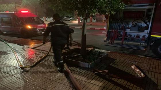 حريق مهول بشقتين بمراكش يخلف عدة خسائر