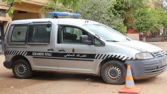 عناصر الدرك بأسفي توقف شاحنة محملة بالمخدرات