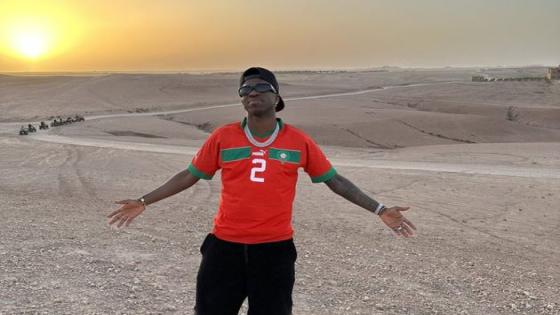 ظهور نجم ريال مدريد فينيسيوس بقميص المنتخب المغربي بمراكش