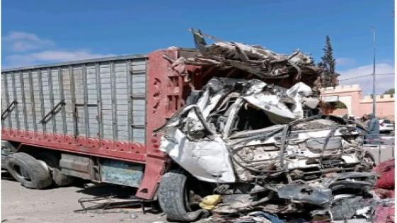 حادثة سير ببويزكارن تخلف وفاة سائق شاحنة