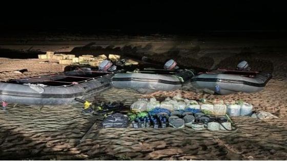 إحباط تهريب أكثر من 18 طن من المخدرات بسيدي رحال